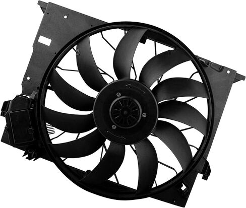 211500229380 Engine Radiator Cooling Fan Assembly for Mercedes-Benz E320 E63 AMG S350 S550 S600 S63 AMG S65 AMG CLS63 AMG CL550 CL600 CL63 AMG CL65 AMG, 2115000493 2115001893 2115050655 in Saudi Arabia