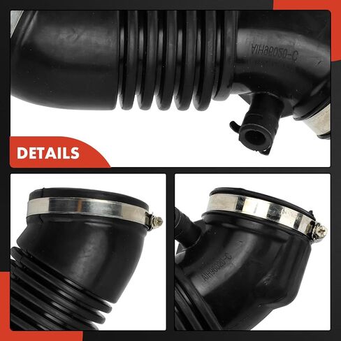 A-Premium Engine Air Cleaner Intake Hose W/Clamps Compatible with Honda Odyssey 2005-2006, 3.5L in Saudi Arabia