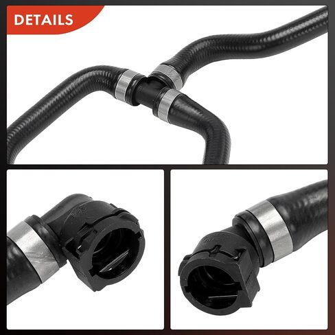 A-Premium Radiator Coolant Hose Compatible with BMW 530e 2018-2020, 530e xDrive 2018-2020, 530i 2017-2020, 530i xDrive 2017-2020, 740e xDrive 2017-2019, 2.0L in Saudi Arabia
