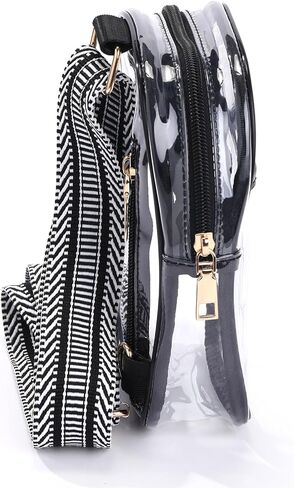 Clear Crossbody Bag for Stadium Events, Stadium Approved Clear Sling Bags for Game Day, Concerts in Kuwait