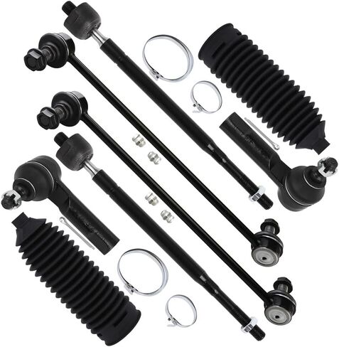 SCITOO 8pcs Front Suspension Kit Outer Inner Tie Rod End w/Steering Boot fit 2011-2017 for Honda Odyssey Sway Bar Link in Saudi Arabia