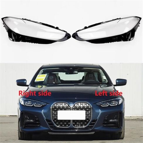 Compatible For BMW 4 Series M4 F32 F33 F36 F82 2020 20212022 2023 Car Headlight Shell Transparent Headlamp Cover Replace Lampshade Lens(Left side) in Saudi Arabia