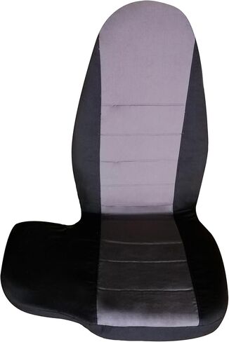 أغطية مقاعد السيارة الأمامية لسيارة فورد رينجر 1998-2003، أغطية مقاعد أمامية عالية الظهر 60/40 مع مساند رأس مصبوبة لسيارة فورد رينجر 1998 1999 2000 2001 2002 2003 (رمادي داكن) in Kuwait