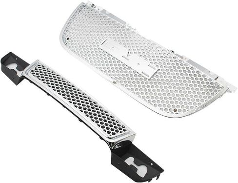 JX Racing*Accessories*Performance Compatible with 2007 2008 2009 2010 2011 2012 2013 GMC Yukon/Yukon XL 1500 Front Upper and Lower Grille and Hood Molding Trim Set black 3PCS in Kuwait