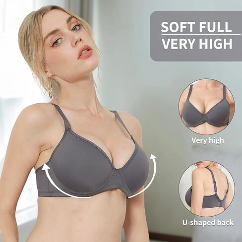 حمالات صدر للنساء حمالة صدر رافعة للأعلى ملابس داخلية مريحة مع دعم رفع الملابس الداخلية غير الرسمية كل يوم in Kuwait