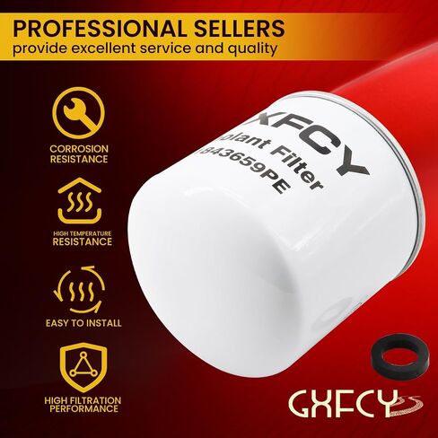 1843659PE Coolant Spin-On Oil Filter Replace DBC4785 24083 WF2122 5580013761 3098689 Compatible with Paccar MX11 MX13 MX300 MX375 Kenworth Truck C501 T660 T680 T880 Peterbilt 365 367 384 389 485 in Saudi Arabia