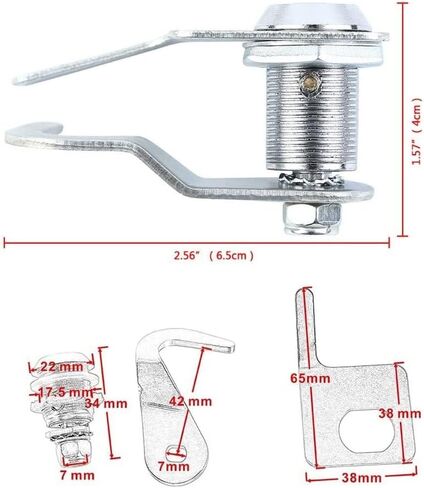 Motorcycle Rear Trunk Tour-Pak Lock with Key, EZ Tour-Pak Lid Catch, Fits for 1985-2013 Touring and Trike models equipped with King, Ultra, or Razor-Pak Tour-Pak Luggage in Saudi Arabia