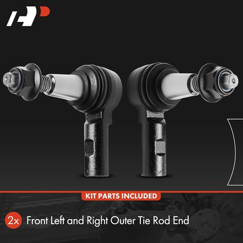 A-Premium 2 x Front Outer Tie Rod Ends, Compatible with Chevrolet Colorado 2015-2022 & GMC Canyon 2015-2022 in Saudi Arabia