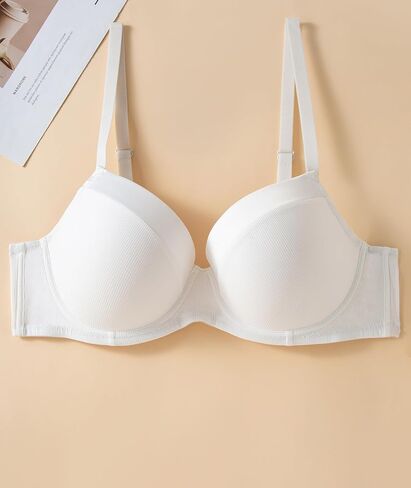 Women's Plus Size Push Up Bra Full Coverage Lightly Padded Underwire Support Bra 38D-44DDD in Saudi Arabia