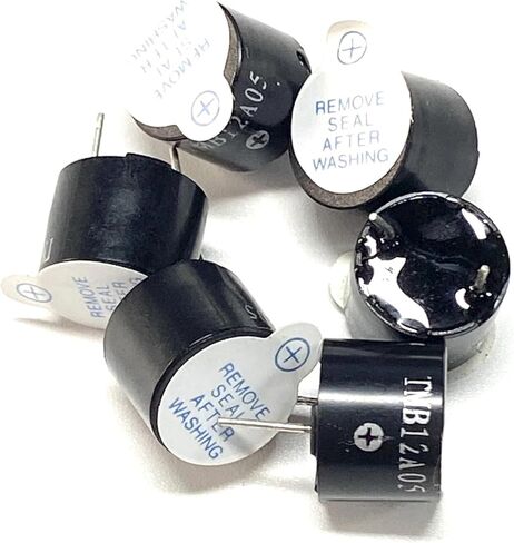 10pcs 5v Active Buzzer/Passive Buzzer Magnetic Long Continous Beep Tone Alarm Ringer 12mm MINI Active Piezo Buzzers(10pcs Passive Buzzer) in Saudi Arabia