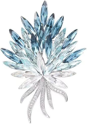 Dainty Brooch Pin for Women, Rhinestone Scarf Shawl Costume Brooches and Pins Flower Boutonniere Hat Bag Suit Dress Accessories Pearl Brooches Lapel Pins in Saudi Arabia