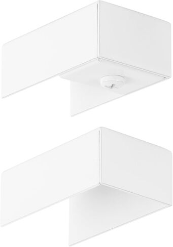 Curtain Track End Caps - Set of 2 - Includes 1 Easy-Add End Cap and 1 End Cap (Anodized Silver) in Saudi Arabia