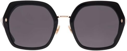 Grey Hexagonal Ladies Sunglasses VVCC13 BLK 55 in Saudi Arabia