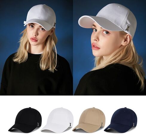 Varzar 【شعار مسمار المتجر الرسمي فوق قبعة الكرة / 4Colors للجنسين على الوجه الصغير تأثير قبعة حماية الأشعة فوق البنفسجية. in Kuwait