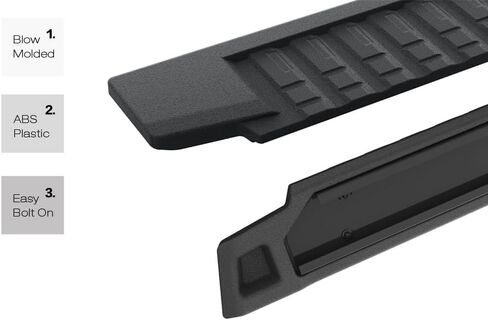 لوحات الجري HD Ridez Blow Moulding ذات الخطوات الجانبية المتوافقة مع Ford Maverick 2022-2024 (تشمل الطراز الهجين 2022-2024) in Saudi Arabia