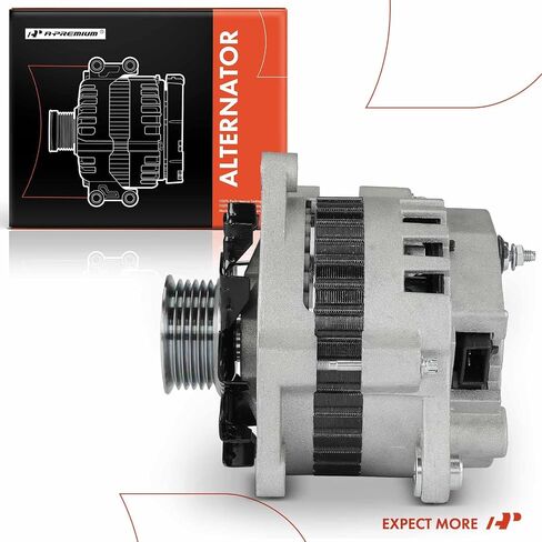 A-Premium Alternator Compatible with Buick Skylark 1996-1998 & Oldsmobile Achieva 1996-1998 & Pontiac Grand Am 1996-1998, 3.1L, 12V 105A 6-Groove Pulley Clockwise, Replace# 10464094, 10480265 in Saudi Arabia