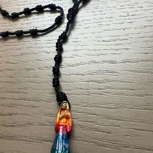 Santa Muerte thread rosary. Rosario de hilo de la Santa Muerte. (7 powers) in Saudi Arabia