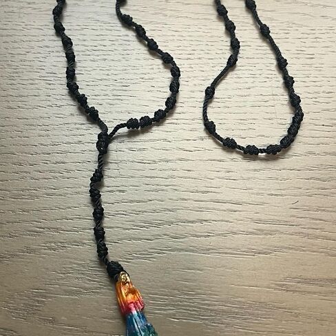 Santa Muerte thread rosary. Rosario de hilo de la Santa Muerte. (7 powers) in Saudi Arabia