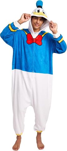 Disney Donald Duck Adult Long Sleeve Hooded Kirgumi Onesie Costume Cosplay Suit in Saudi Arabia