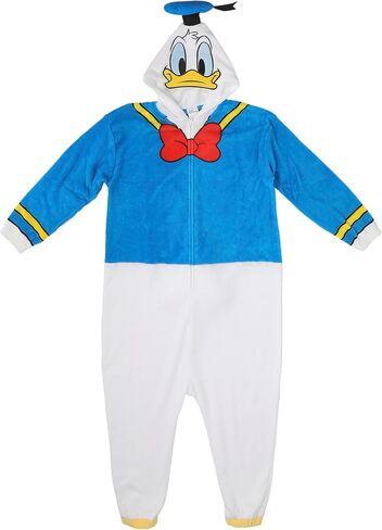 Disney Donald Duck Adult Long Sleeve Hooded Kirgumi Onesie Costume Cosplay Suit in Saudi Arabia