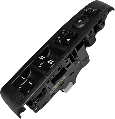SWITCHDOCTOR Window Master Switch, Bezel, & Lock for 2008-2012 Honda Accord LX Sedan (Automatic Down Driver's Button ONLY, 35750-TA0-A02, Power, Control, Button, Trim, Cover) in Kuwait