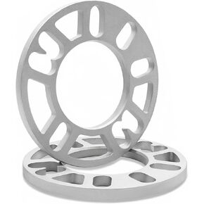 4 Pack Universal Wheel Spacers, 0.39" (10 mm) Thick Die Cast Replacement Wheel Spacer for 4 & 5 Lugs Wheels/Rims, Aluminum Wheel Accessories Parts, Fits 98 to 120mm Multiple Bolts Pattern in Saudi Arabia