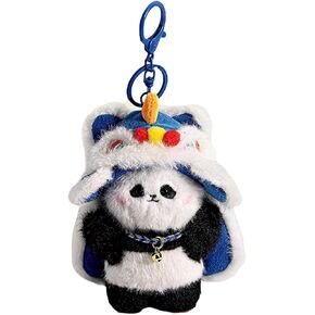 Chinese Style Traditional Lion Dance Keychain Kawaii Cute in Kuwait