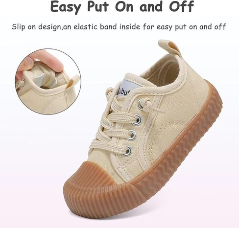 Toddler Shoes Boys Girls Slip On Canvas Sneakers in Kuwait