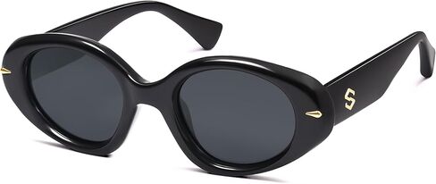 SOJOS Retro Polarized Large Oval Sunglasses Womens Mens Trendy UV400 Sun Glasses 80s 90s Shades SJ2365 in Saudi Arabia
