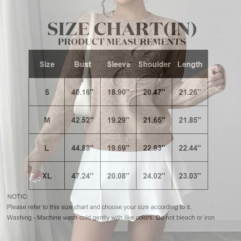 Crew Neck Pullover Sweater for Women Loose Fit Knit Floral Sweater Long Sleeve Cute Fall Oversized Tops Pullover 2025 in Saudi Arabia