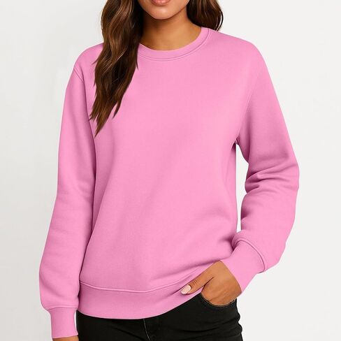 المرأة المتضخم البلوز CrewNeck أفخم حجم كبير البلوز الأعلى القمصان الشتوية الصلبة طويلة الأكمام عطلة الزي لينة in Saudi Arabia