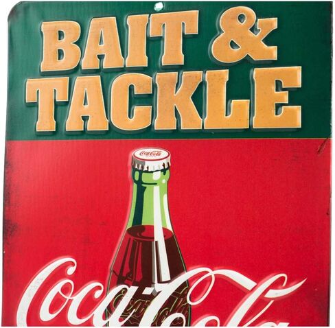 Fisherman With the Catch of His Life Embossed Metal Sign - Funny Fishing Wall Art for Garage, Lake House or Man Cave in Saudi Arabia