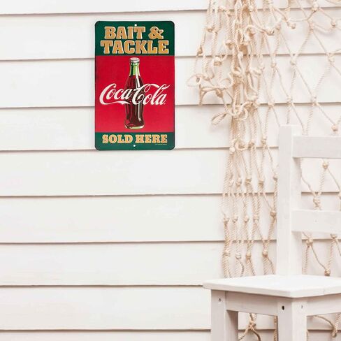 Fisherman With the Catch of His Life Embossed Metal Sign - Funny Fishing Wall Art for Garage, Lake House or Man Cave in Saudi Arabia
