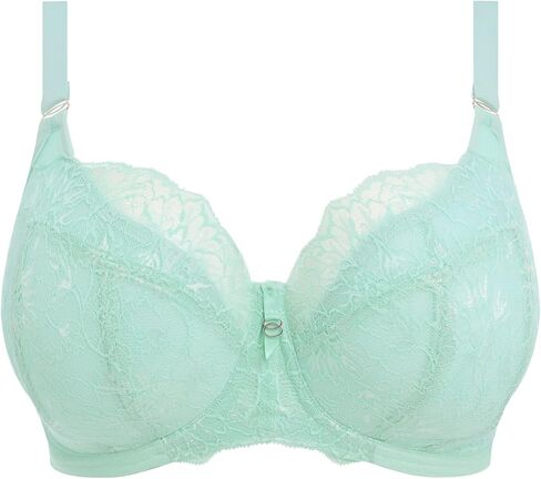 Elomi Women's Brianna Plus Size Underwire Padded Half-Cup Bra, Frozen, 38HH in Saudi Arabia