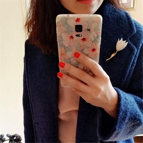 Tulip Brooch Women Gold Plated Alloy Resin Corsage Jewelry Gift Brooch Badge Love Accessories Jewelry Accessories Chest, White in Saudi Arabia