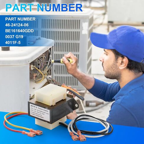 0130M00138S محول فرن HVAC 240 فولت إلى 24 فولت، محول 240 فولت إلى 24 فولت متوافق مع Goodman Amana، 0130M00138، B1141643، B11416-43، PF40224 40VA، 4021F in Saudi Arabia