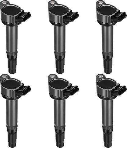 Set of 6 UF487 Ignition Coil Pack Compatible with Toyota Avalon Highlander Camry Sienna Rav4 Venza 4Runner Lexus ES350 IS350 RX350 RX450h GS350 ES300h 2.5L L4 3.5L V6 Replaces C1601 90919-A2007 in Saudi Arabia