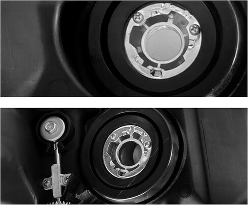 PartsFlow Halogen Headlight Chrome Housing Clear Lens Headlamp Left Drive Side Without Bulb For 2006 2007 2008 2009 2010 2011 Honda Civic 33151SNAA02 in Saudi Arabia