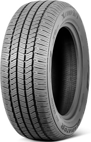 Gladiator X Comp H/T ASII Passenger Car All-Season Highway Radial Tire-225/55R19 225/55/19 225/55-19 99V Load Range SL 4-Ply BSW Black Side Wall UTQG 500AA in Saudi Arabia