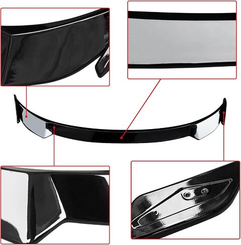 Rear Spoiler for 2022-2025 11th Gen Honda Civic Hatchback 5 Door ABS Gloss Black Painted Rear Trunk Wing Spoiler Accessories Exterior in Saudi Arabia