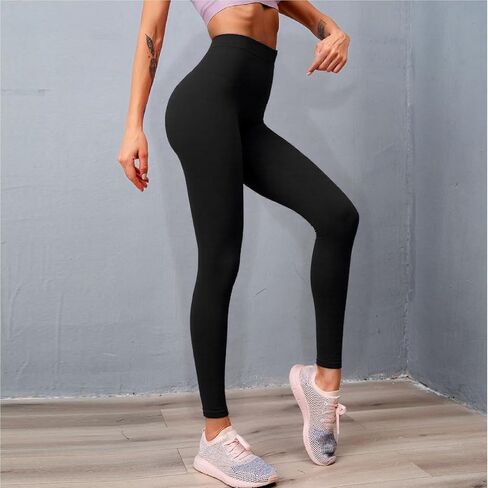 Women's High Waist Scrunch Butt Yoga Pants Stretchy Leggings for Fitness and Casual Wear in Saudi Arabia