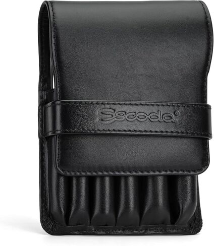 Escoda Chronos Series Professional Artist Watercolor Travel Brush Set with Synthetic Leather Wallet, 6 Round Travel Brushes, Synthetic Fiber Mix in Kuwait