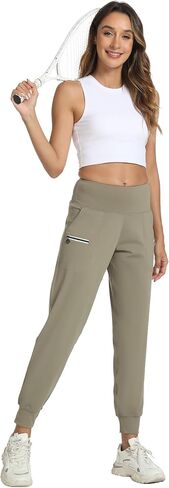 Women's Joggers Lightweight Quick Dry Athletic Pants with Pockets Loose Pants for Workout, Yoga, Running in Saudi Arabia