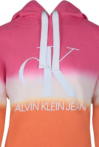 Calvin Klein womens Horizon Dip Dye Crop Hoodie in Saudi Arabia