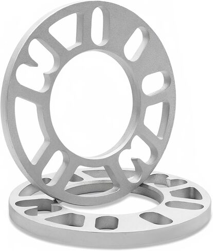 4 Pack Universal Wheel Spacers, 0.39" (10 mm) Thick Die Cast Replacement Wheel Spacer for 4 & 5 Lugs Wheels/Rims, Aluminum Wheel Accessories Parts, Fits 98 to 120mm Multiple Bolts Pattern in Kuwait