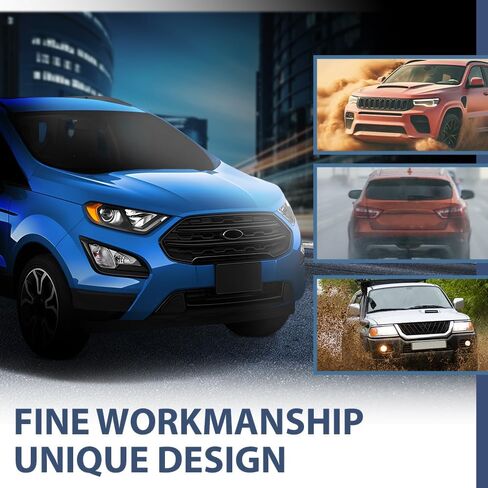 غطاء خفيف للضباب للسائق الأمامي الأيسر متوافق مع Ford EcoSport 2018-2021 GN1Z15266AB, FO1038185 in Kuwait