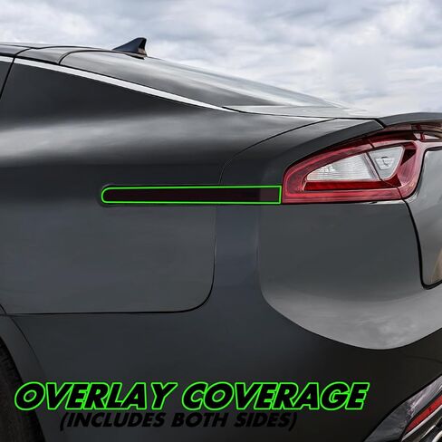 SlickMod PreCut Vinyl Smoke Tint for 2018-2021 Kia Stinger Tail Light (35% Light Smoke, 1. Taillight) in Saudi Arabia