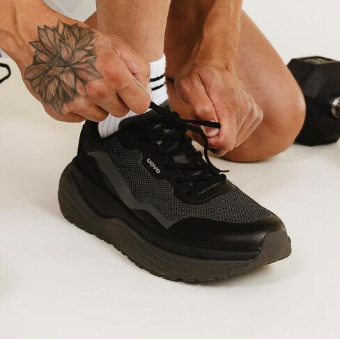 UOVO Flow Men’s Lightweight Sneaker – Everyday Performance Shoe with Breathable Knit Upper and Cloud-Like Cushioning in Kuwait