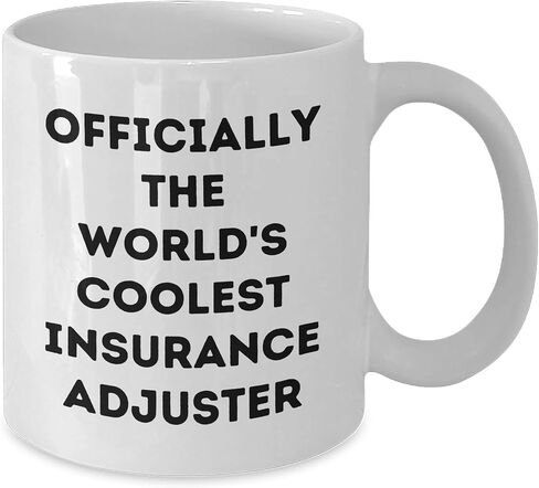 Officially The World's Coolest Insurance Adjuster Funny Mug Gifts for Insurance Adjusters on Christmas from Santa in Saudi Arabia