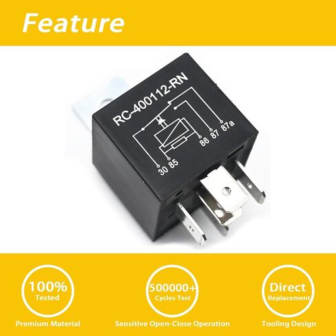 2 عبوات RC-400112-RN مرحل، 12 فولت 40 أمبير 5 دبابيس، مرحل السيارة in Saudi Arabia